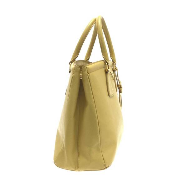 Prada Leather Tote Yellow Bag - Picture 1 of 13